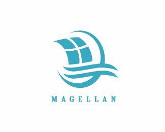 Magellan Logo - Magellan Logo design and abstract viking ship logo suitable