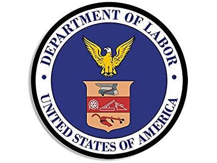 DOL Logo - Amazon.com: American Vinyl Round Dept of Labor Seal Sticker ...