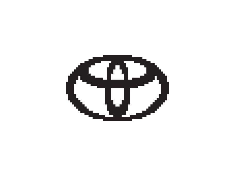 Everyday Logo - Toyota Pixel Art Logo by Shalabh Singh on Dribbble
