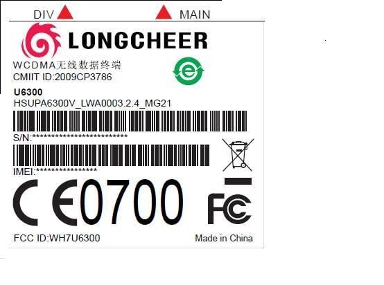 Longcheer Logo - Shanghai Longcheer Technology GSM WCDMA HSPA Module U6300 FCC ID