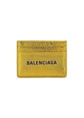 Everyday Logo - Balenciaga Balenciaga Women's Everyday Logo Leather Card Case - Gold ...