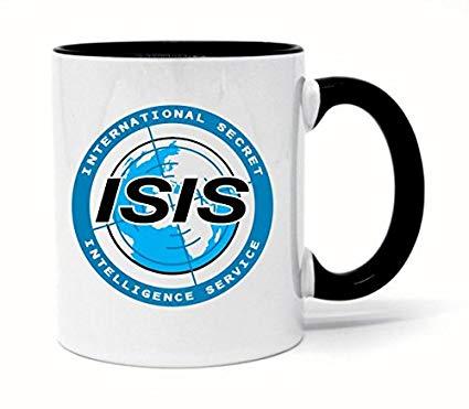 Isis Logo - White+Blank - ISIS LOGO Coffee Mug or Tea Cup 11 Ounce
