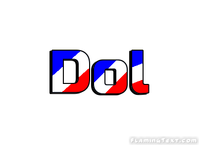 DOL Logo - France Logo. Free Logo Design Tool from Flaming Text