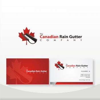 Gutter Logo - Logo Design Contests » The Canadian Rain Gutter Company » Page 1 ...