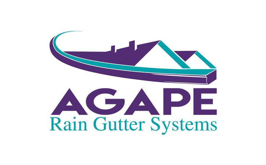 Gutter Logo - Agape Rain Gutter Systems Logo