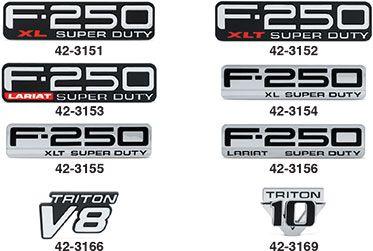 F-450 Logo - Fender Emblems 07 Ford F250 Super Duty