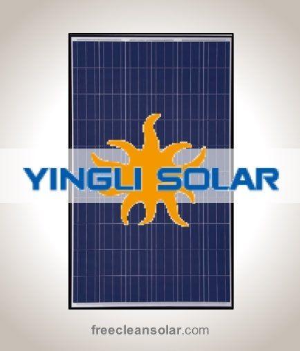 Yingli Logo - 265W PV module Yingli YL265P-29b poly black