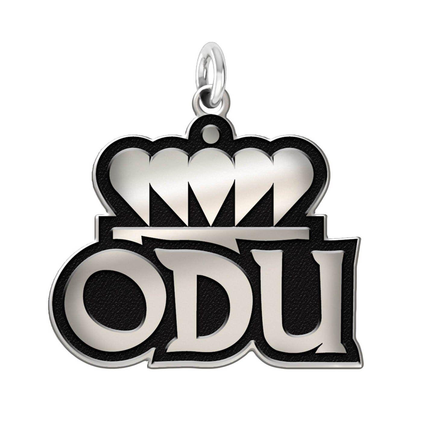 ODU Logo - Old Dominion Monarchs ODU 1 2 Sterling Silver Cut Out