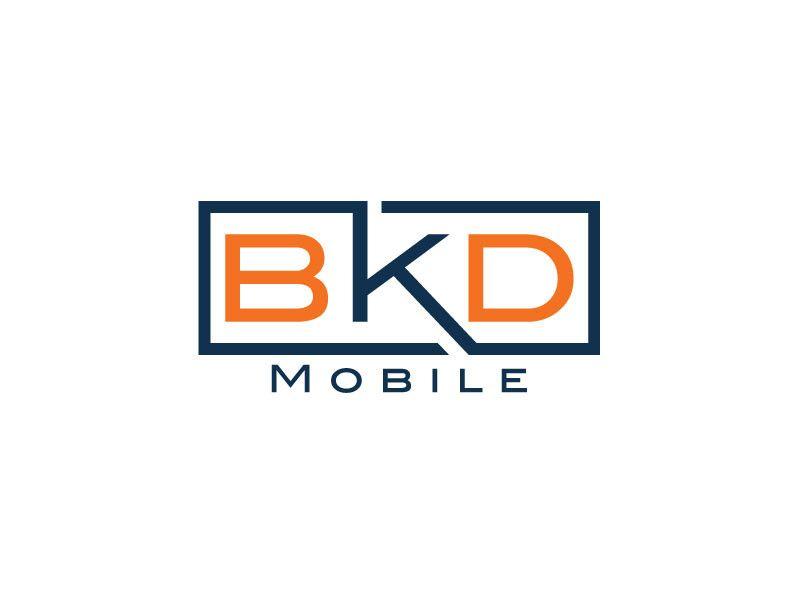BKD Logo - Entry by JUsujon for BKD Mobile logo design