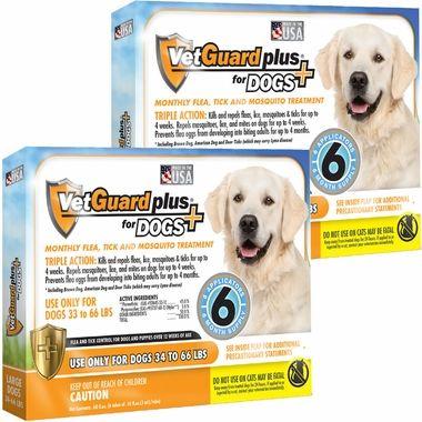 VetGuard Logo - VetGuard Plus for Large Dogs - 12 Month Supply 34-66 lbs