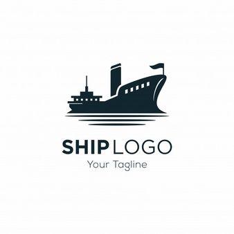 plan ship and truck combine logo plan ship logo design vector