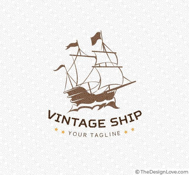 Ship Logo - Vintage Ship Logo & Business Card Template