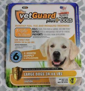 VetGuard Logo - Details about VetGuard Plus Triple Action Large Dogs 6 Month Flea Tick  Mosquito Treatment