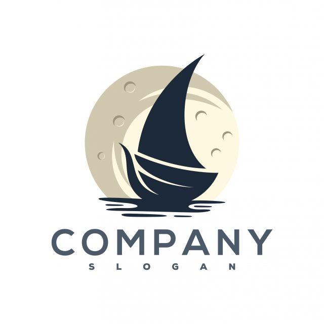Ship Logo - moon and ship logo Template for Free Download on Pngtree