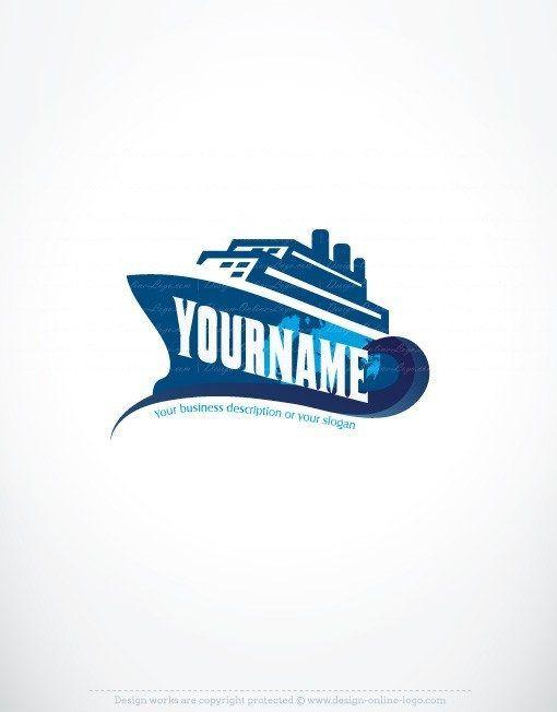 Ship Logo - Exclusive Design: Ship logo + Compatible FREE Business Card
