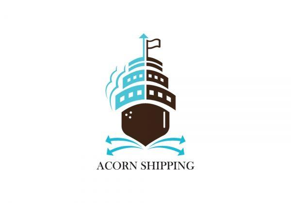 Ship Logo - Acorn Shipping Boat Ship