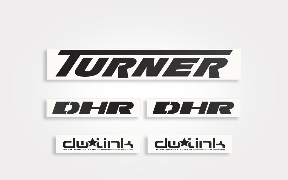 DHR Logo - DHR Decal Kit - Turner Bikes