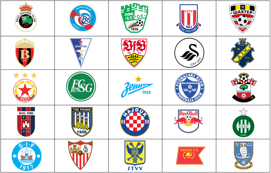 Clublogo Logo - S' European Cities by Football Club Logo Quiz - By LabinotHarbuzi