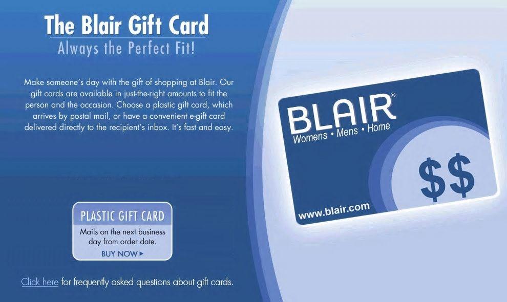 Blair.com Logo - Blair Gift Cards | Blair