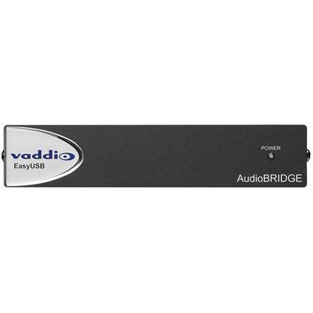 Vaddio Logo - Vaddio EasyUSB AudioBRIDGE Analog Audio to USB Converter, North America