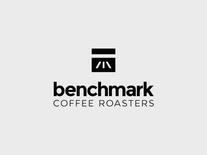 Benchmark Logo - Coffee Logo Design - Benchmark Coffee Roasters