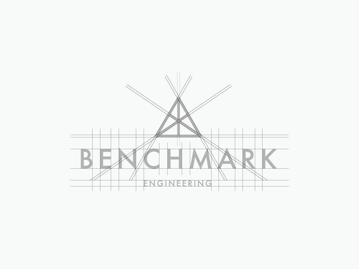Benchmark Logo - Benchmark Logo Construction & Hive