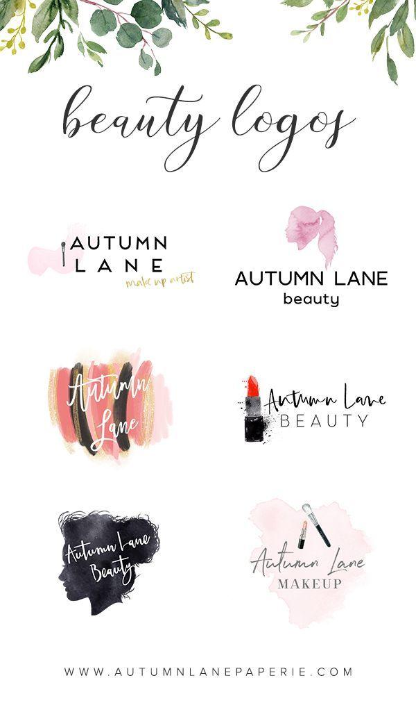 Esthetician Logo - Logo from Autumn Lane Paperie - Makeup Artist Logo, Lipstick Logo ...