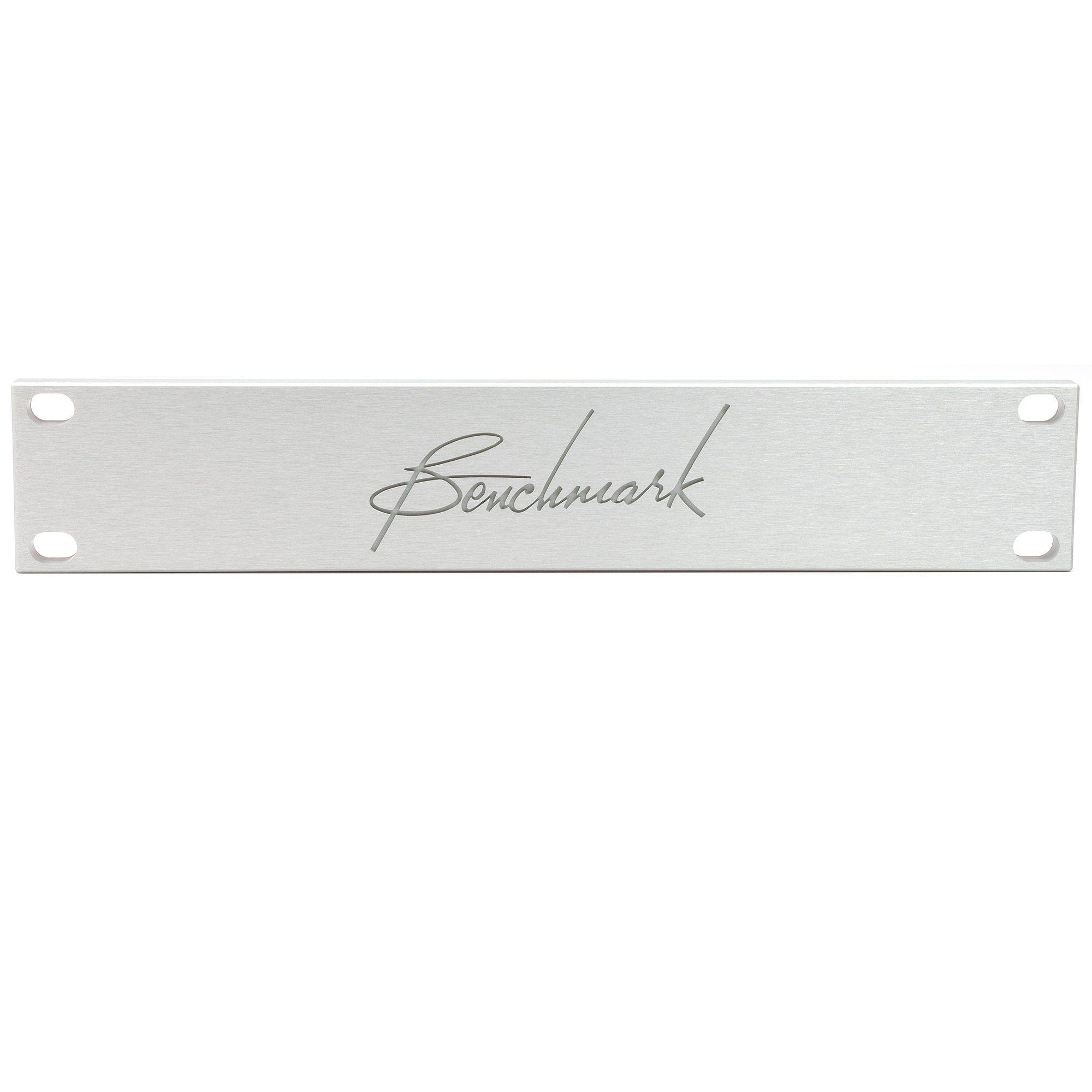 Benchmark Logo - Benchmark 1/2-wide Blank Plate - Silver with Logo