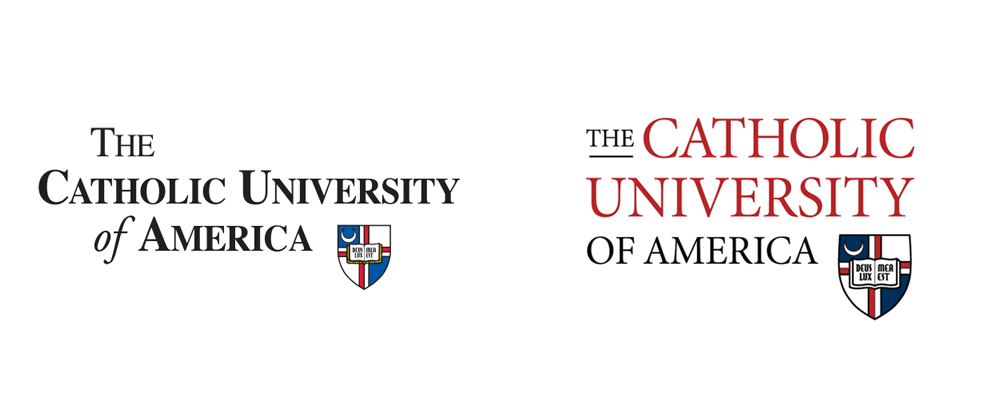 Catholic Logo - Brand New: New Logo for The Catholic University of America
