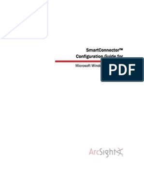 ArcSight Logo - Windows Event Log Config