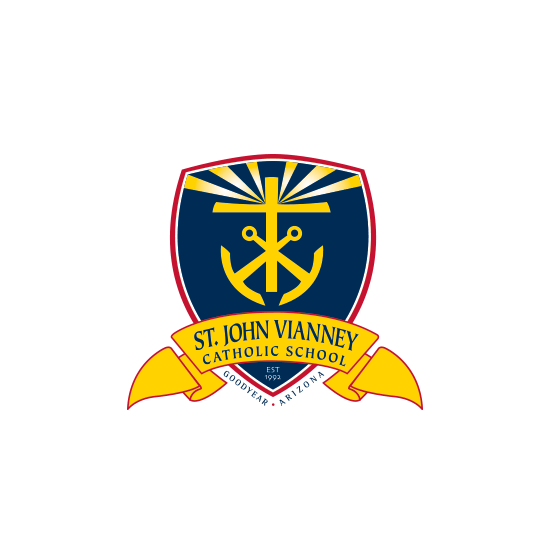 Catholic Logo - St John Vianney Catholic School Goodyear Arizona Logo