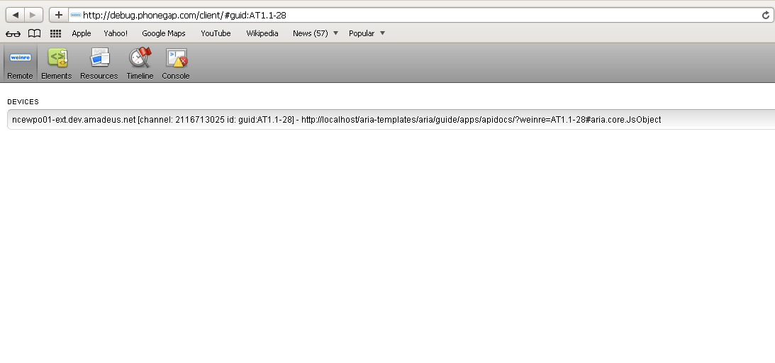 Weinre Logo - Debugging the mobile web, iPhone and iPad apps from your desktop ...