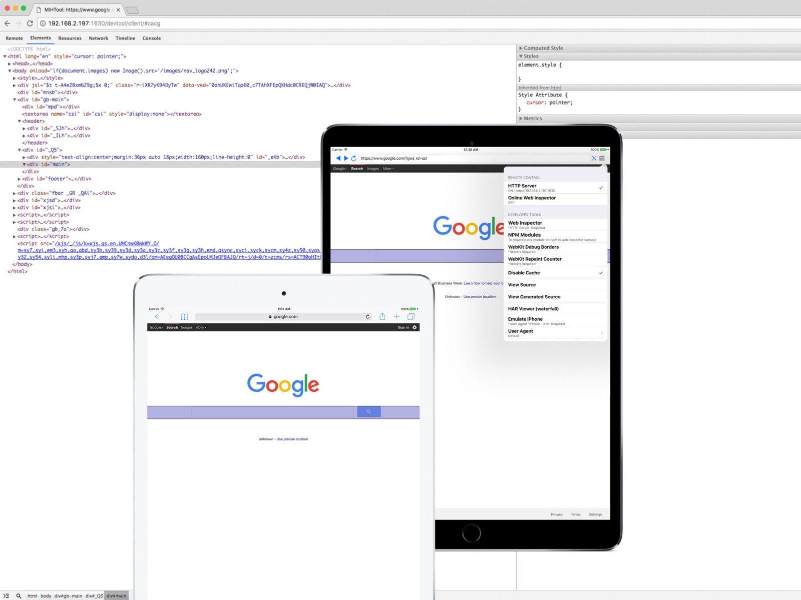 Weinre Logo - How does MIHTool saves your time when debug webpages on iOS - By