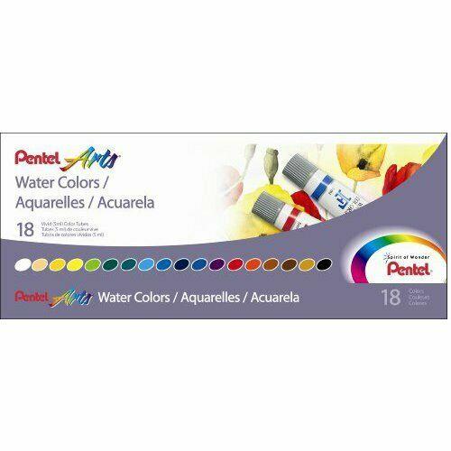 Pentel Logo - 18 Color Pentel Arts Watercolor Set WFRS18
