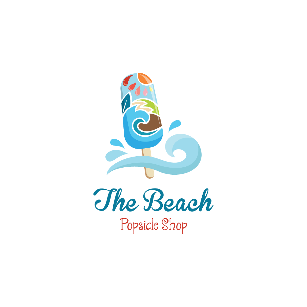 Popsicle Logo - The Beach Popsicle Shop Logo