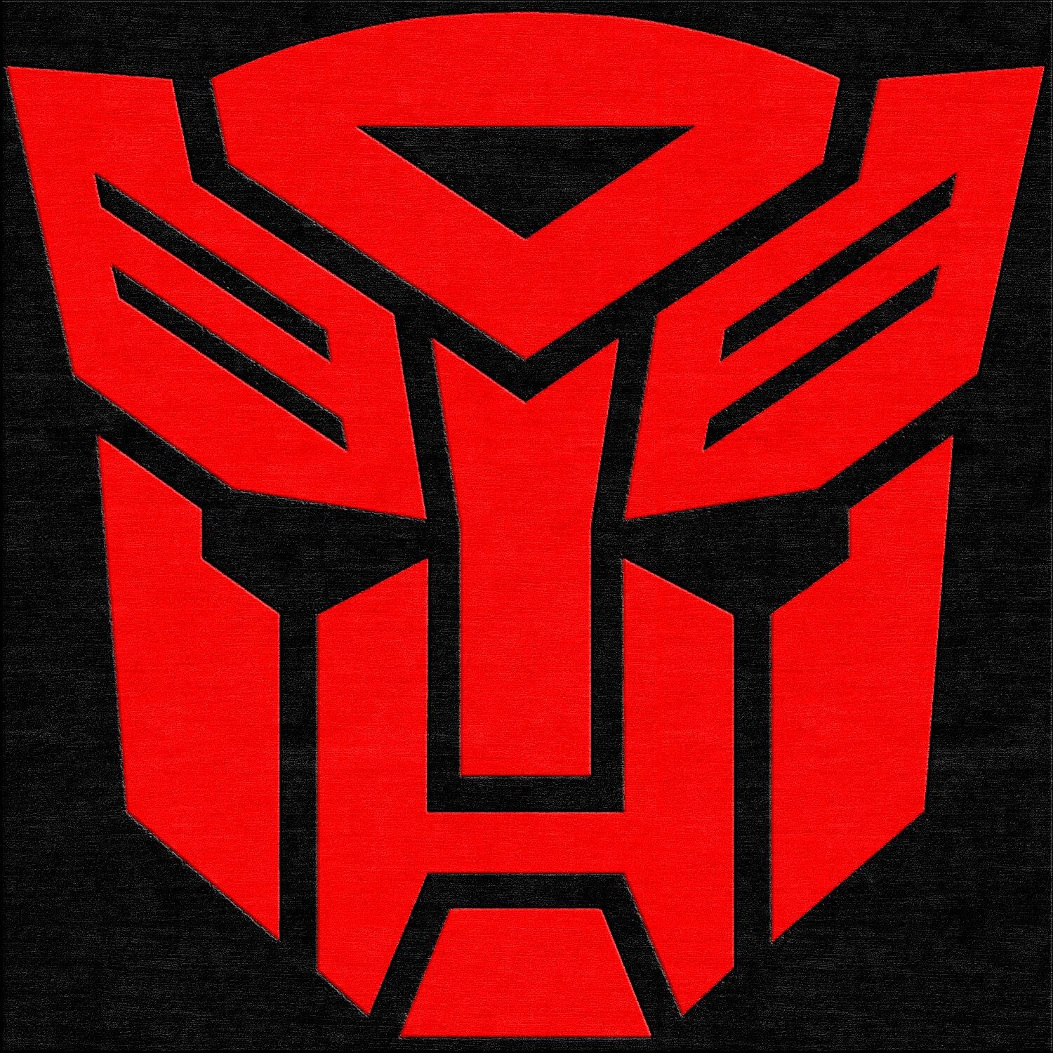 Transfomer Logo - Transformers Autobot Logo Rug