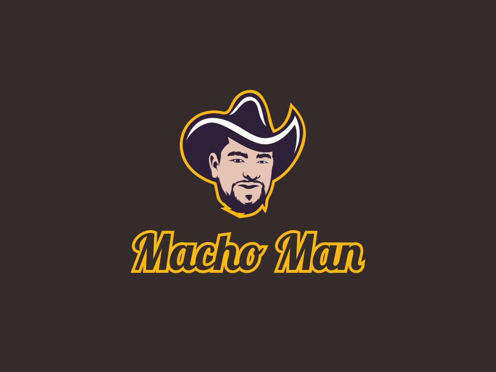 Macho Logo - Macho Man logo design by Grafas Studio on Dribbble