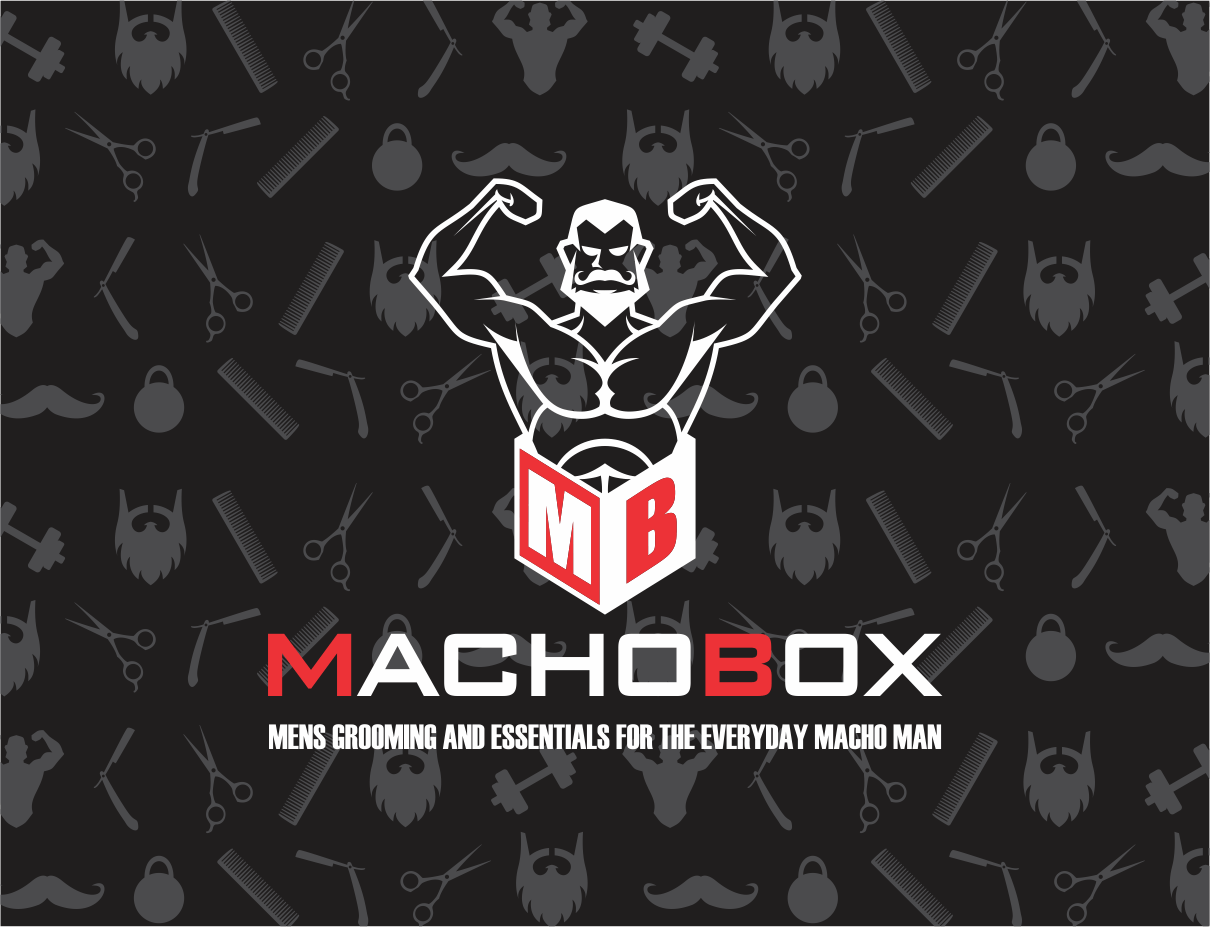 Macho Logo - Masculine, Bold, Marketing Logo Design for Macho Box mens grooming