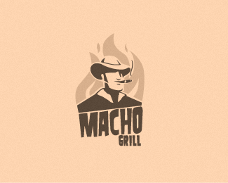 Macho Logo - Macho grill Designed