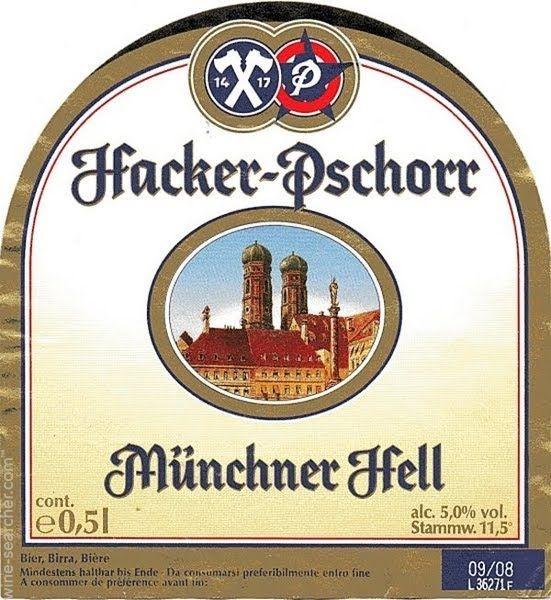 Hacker-Pschorr Logo - NV Hacker Pschorr Munich Hell Bier, Germany