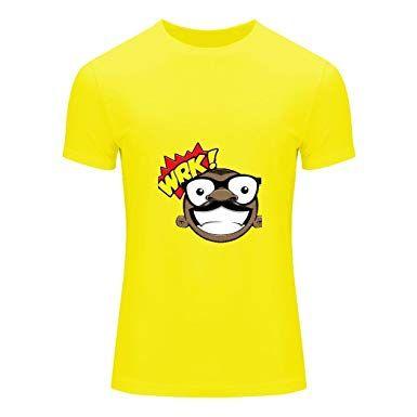 BasicallyIDoWrk Logo - BasicallyIDoWrk Logo girl's customs Tee shirt Yellow XL