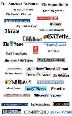 Newspapers Logo - 8 Best News Logos / Names images in 2015 | Newspaper logo ...