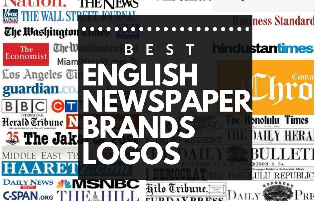 Newspapers Logo - 21 Best English Newspaper Brands Logos | Brandyuva.in | Popular ...