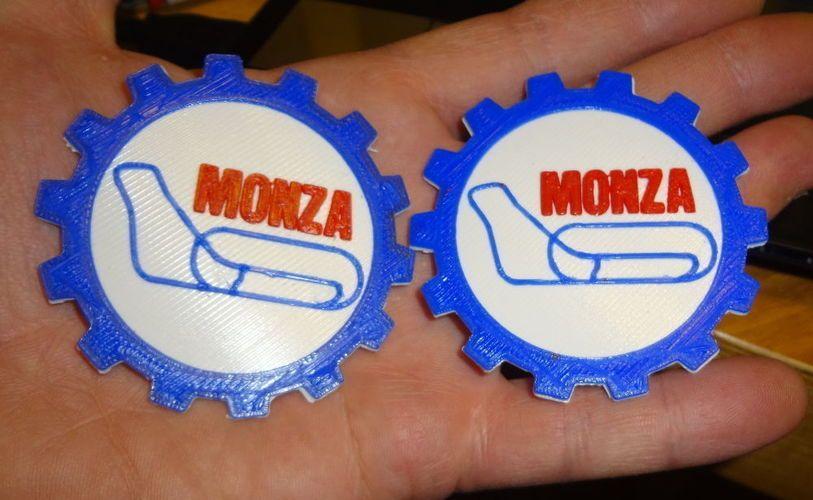 Monza Logo - 3D Printed Monza Circuit logo by Immaginaecrea | Pinshape