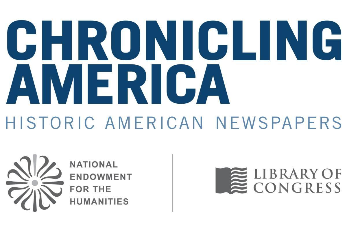 Newspapers Logo - Chronicling America: Historic American Newspapers | National ...