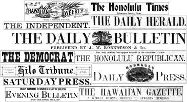 Newspapers Logo - eVols at University of Hawaii at Manoa: Newspapers published in ...