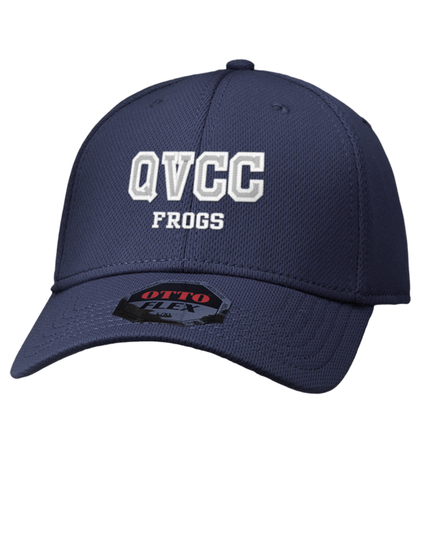 QVCC Logo - Quinebaug Valley Community College Frogs Hats - Stretch Fit Caps