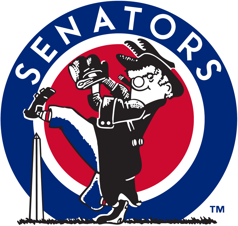 Senator Logo - Washington Senators Primary Logo - American League (AL) - Chris ...