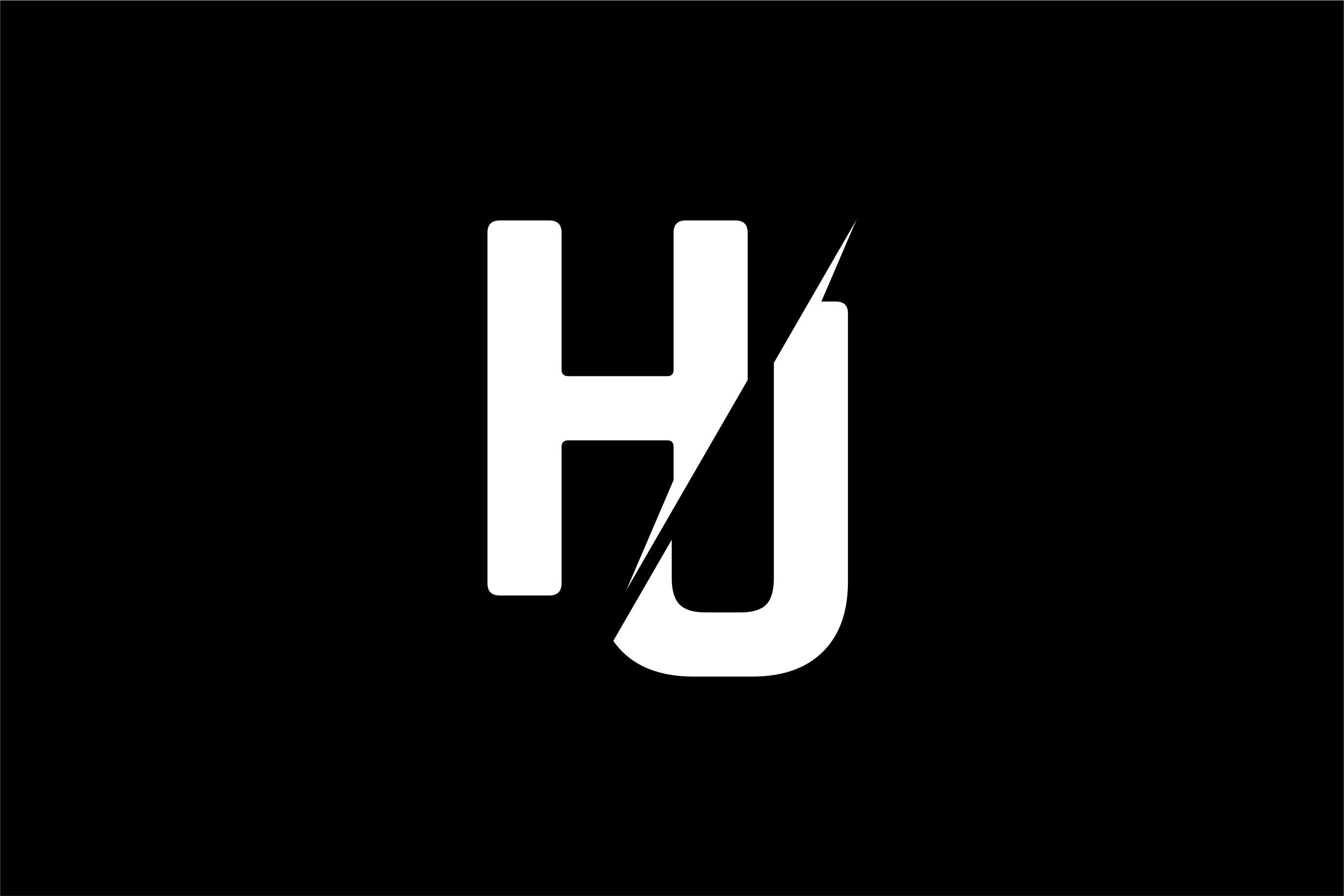 HJ, JH, H AND J Abstract initial monogram letter alphabet logo design Stock Vector Image & Art ...