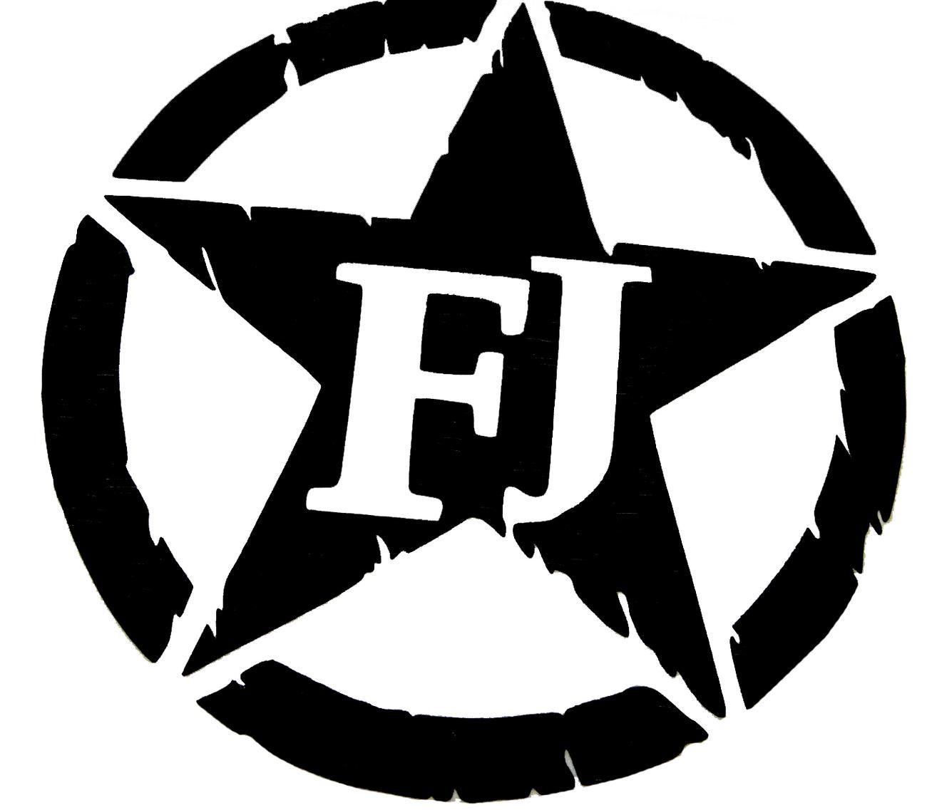 FJ Logo - Toyota FJ Cruiser Military Star 4x4 Off Road Car Decal Sticker